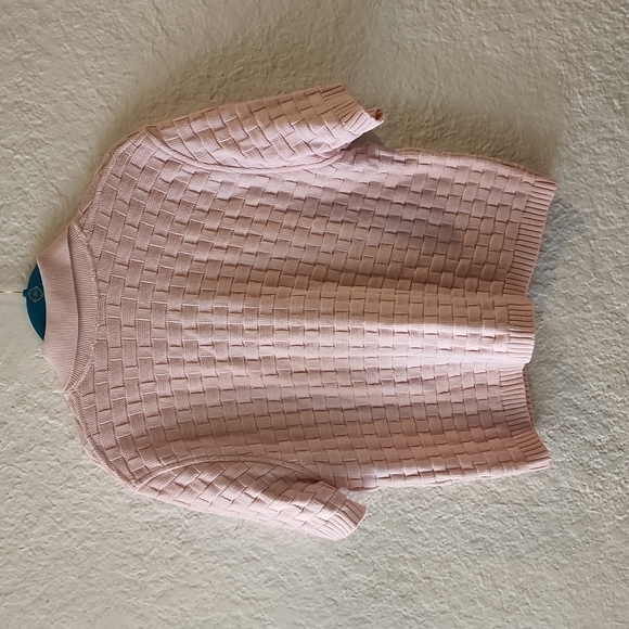 Folio Collection Women's Pale pink Knit Short sleeved Jacket - Picture 9 of 11